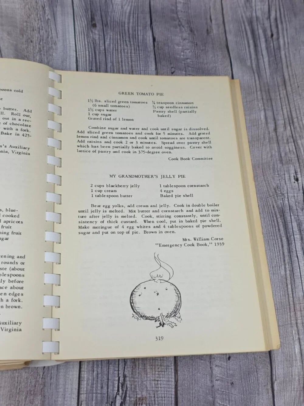 Virginia Cookery Past And Present Women’s Auxiliary Olivet Franconia 1957 1st Ed
